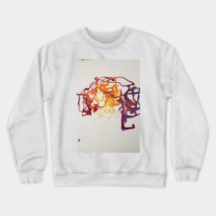 This is your brain on art! Crewneck Sweatshirt